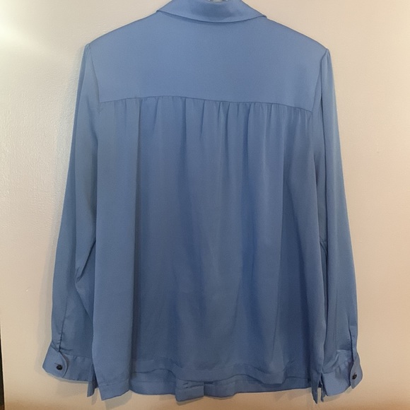 Bob Mackie Wearable Art Button Up Embroidered Womenโs Blouse - Picture 2 of 9